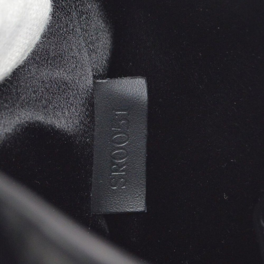 LOUIS VUITTON LITTLE BUCKET HAND BAG BLACK MONOGRAM SATIN - Picture 5 of 15